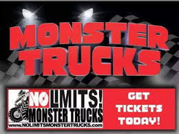 A monster truck event is being held today.